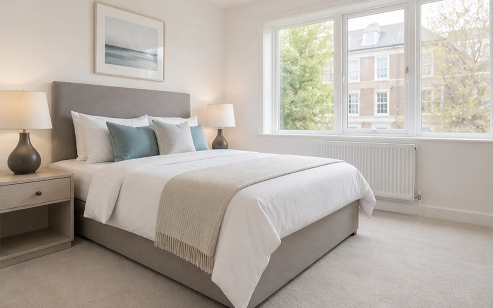 Compact studio flat after move out cleaning in Wembley
