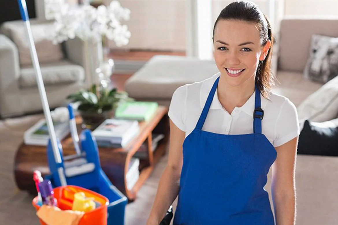 end-of-tenancy cleaner ensuring a house's cleanliness for a seamless transition to a spotless home.